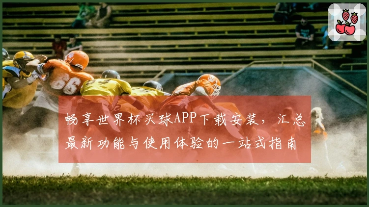 畅享世界杯买球APP下载安装，汇总最新功能与使用体验的一站式指南